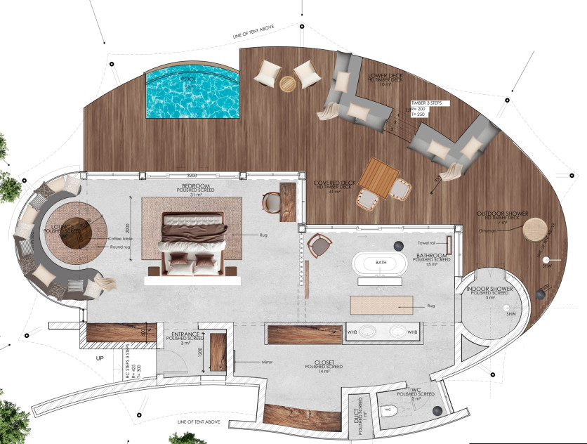 NWeti Camp Layout