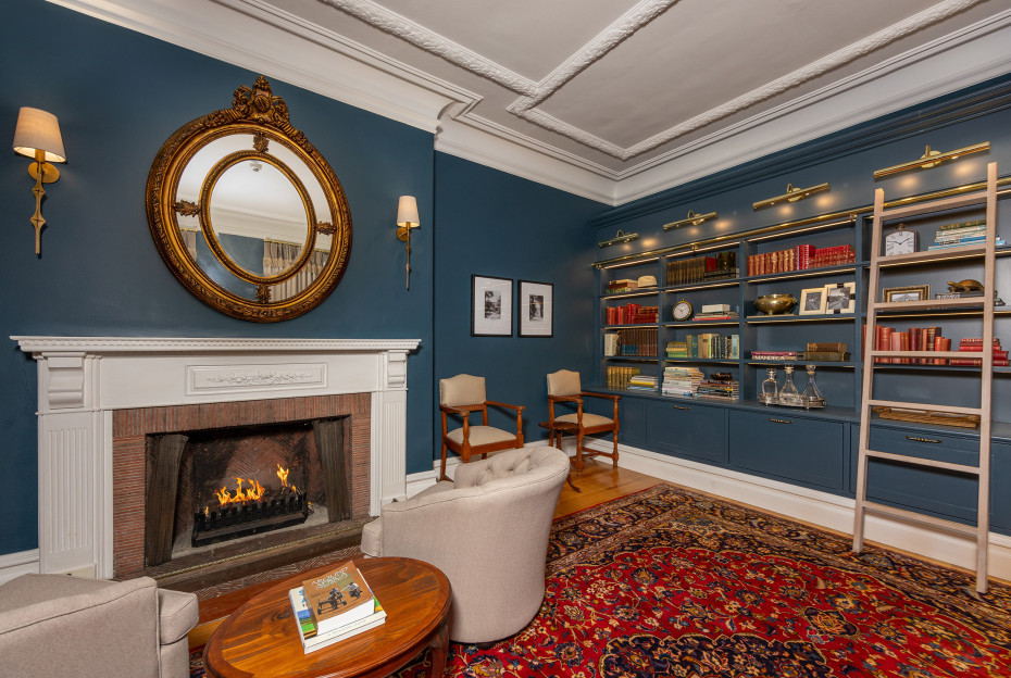 Ss Collection Claremont Gallery Manor House Library Lounge Fireplace